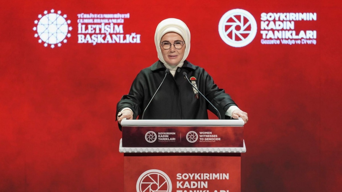 Emine Erdoğan: Gazze’nin üzerindeki karanlık aydınlığa dönecek