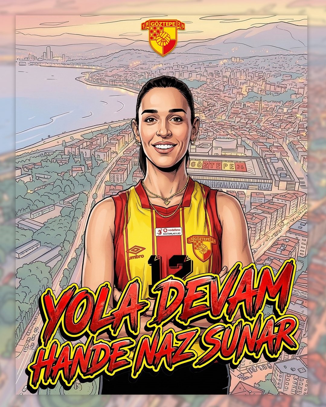 Göztepe, Hande Naz ile devam ediyor