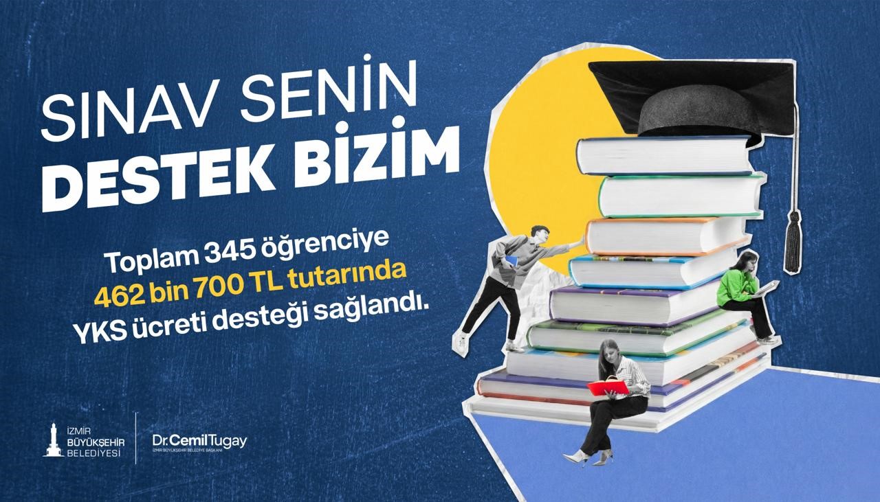 İzmir Büyükşehir’den YKS ücreti desteği